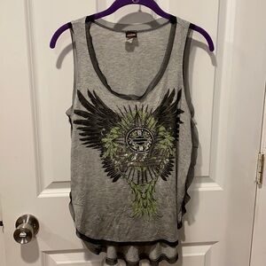 Harley Davidson Graphic Tank EUC Large